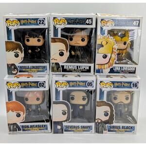 Funko Pop! Harry Potter Sirius Black 16 Luna 47 Snape 22 Ron 02 Nevelle Remus 45